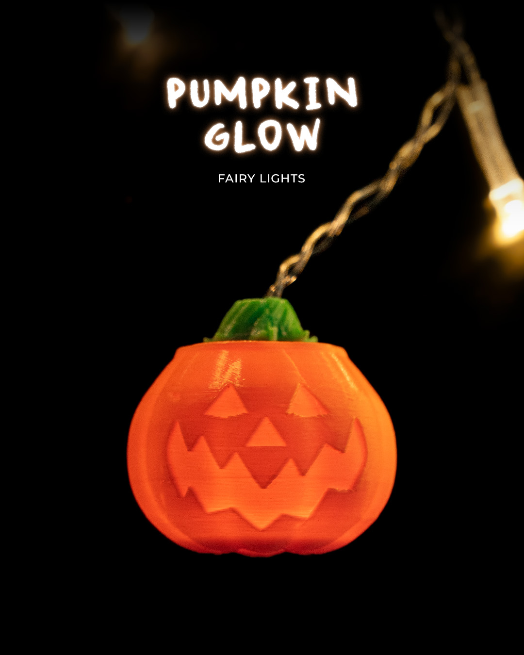 Pumpkin Glow Fairy Lights